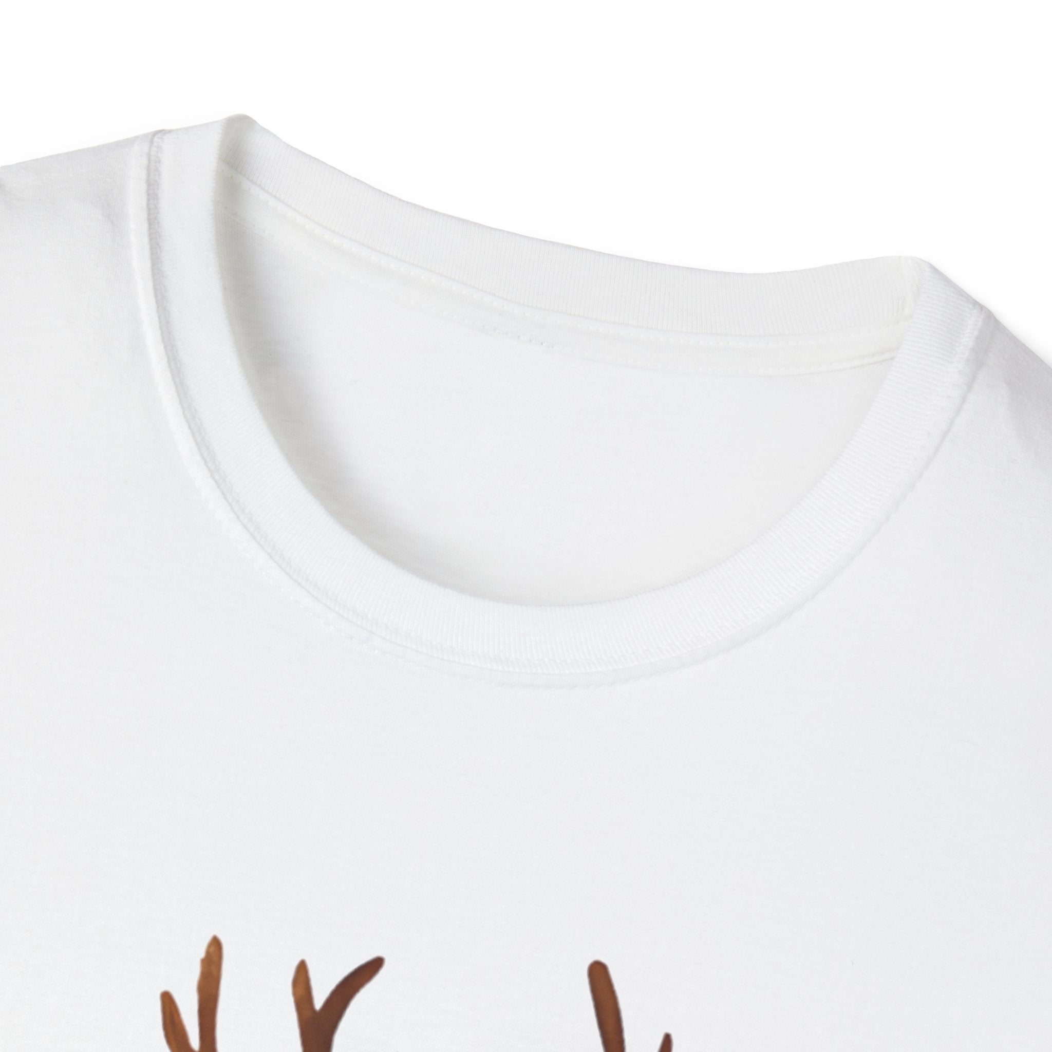 Reindeer with Christmas Stocking T-Shirt — Cute Holiday Deer Tee