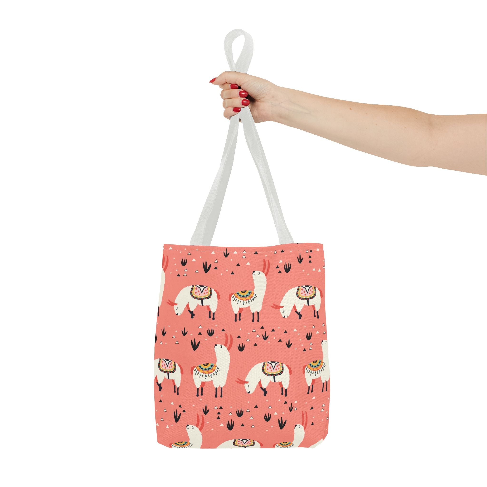 Fun Llama Tote Bag, Cute Llama Reusable Bag, Perfect for Shopping, Beach, Travel, Gifts for Animal Lovers