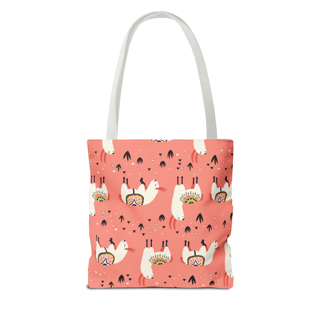 Fun Llama Tote Bag, Cute Llama Reusable Bag, Perfect for Shopping, Beach, Travel, Gifts for Animal Lovers