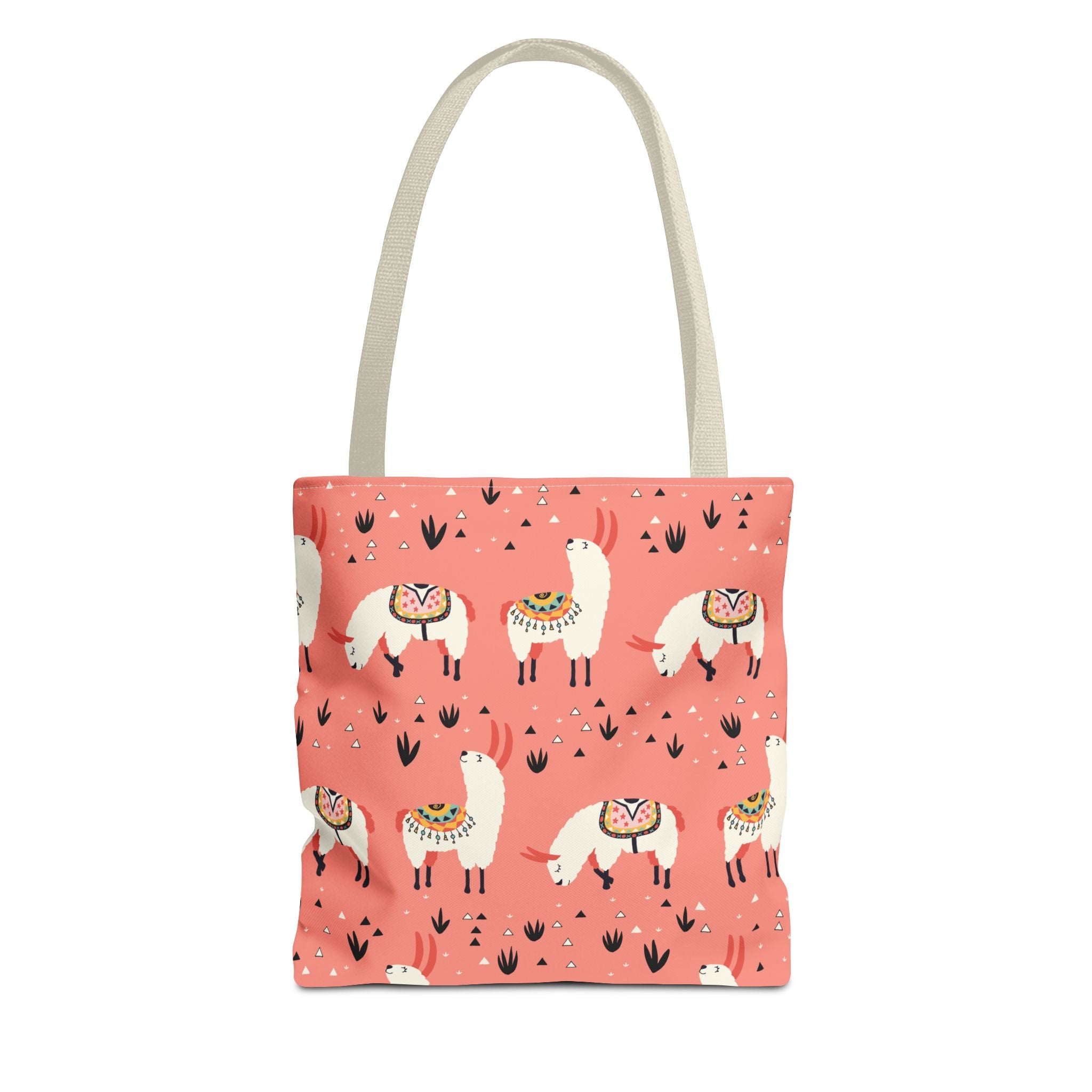 Fun Llama Tote Bag, Cute Llama Reusable Bag, Perfect for Shopping, Beach, Travel, Gifts for Animal Lovers